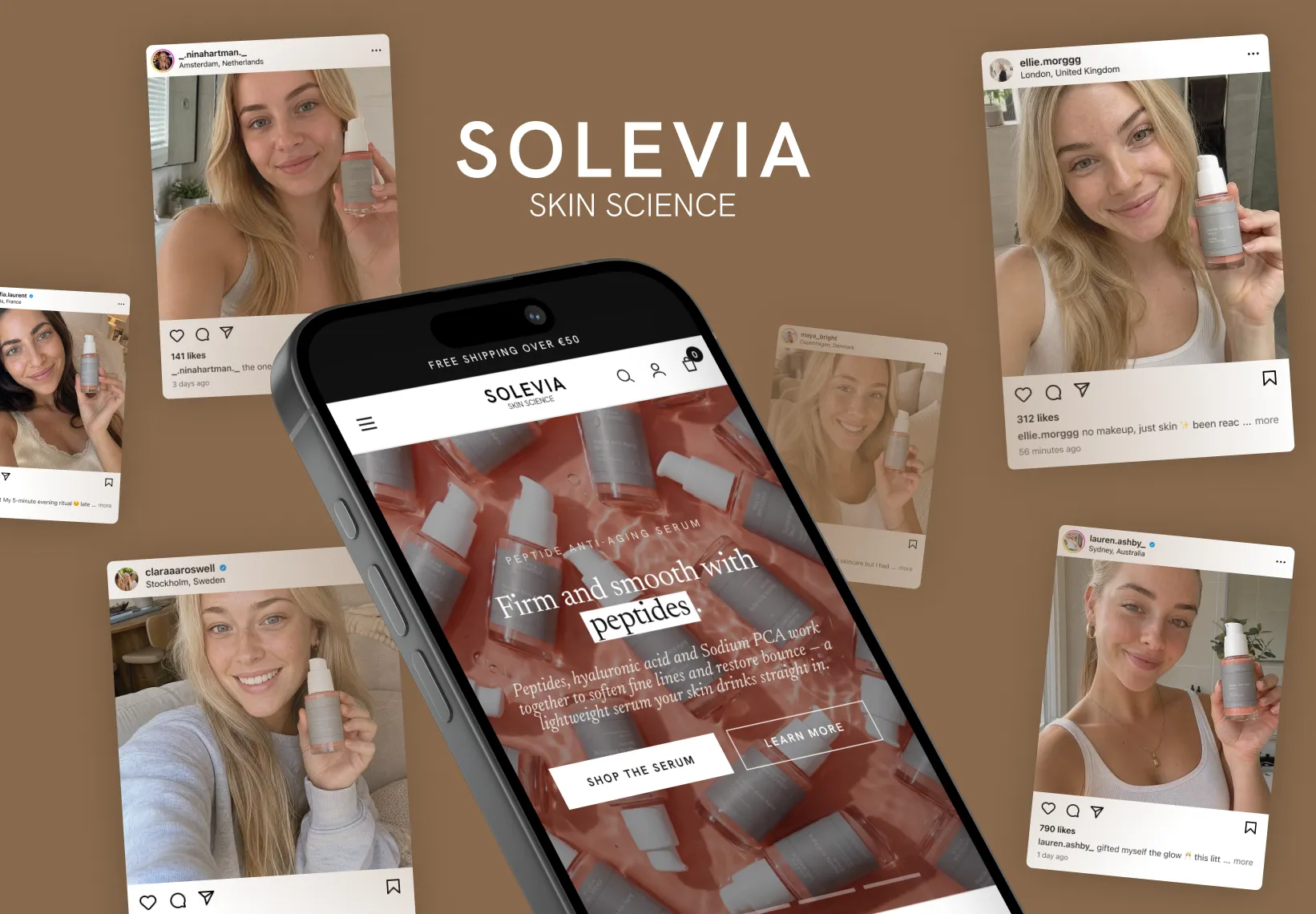 Solevia Skin Science — e-shop, CRM a kampane